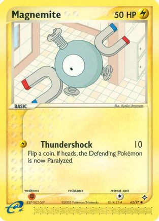 Magnemite 063/97 - Dragon Normal - Common