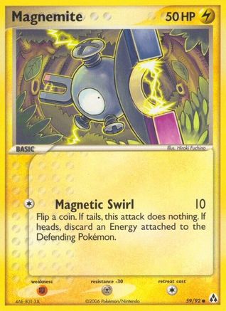 Magnemite 059/92 - Legend Maker Normal - Common
