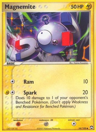 Magnemite 54/108 - Power Keepers Reverse Holofoil