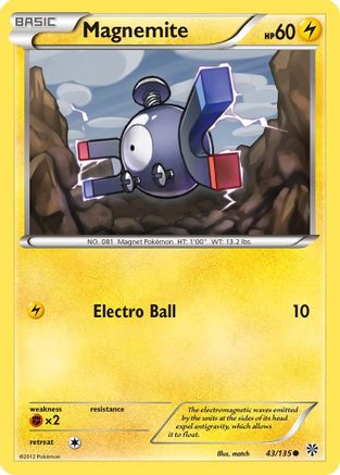Magnemite (43/135) - Plasma Storm  - Common