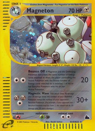 Magneton (H19) H19 - Skyridge Holofoil - Holo Rare
