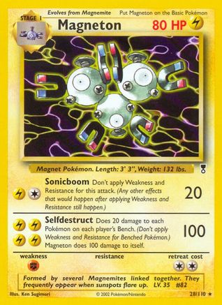 Magneton 028/110 - Legendary Collection Reverse Holofoil - Rare