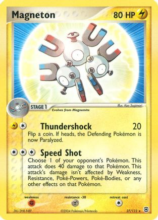 Magneton - 027/112 - FireRed & LeafGreen Normal