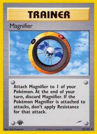 Magnifier 101/105 - Neo Destiny 1st Edition - Uncommon