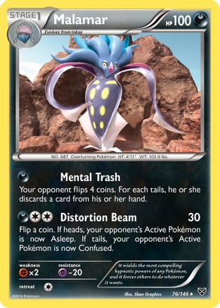 Malamar (76) 076 - XY Base Set Normal - Rare