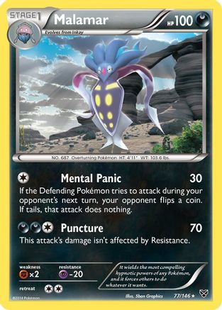 Malamar (77) 077 - XY Base Set Normal - Rare