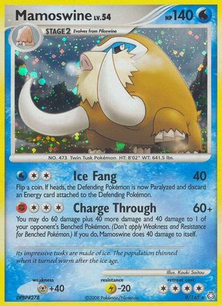 Mamoswine (9/146) - Legends Awakened Holofoil - Holo Rare