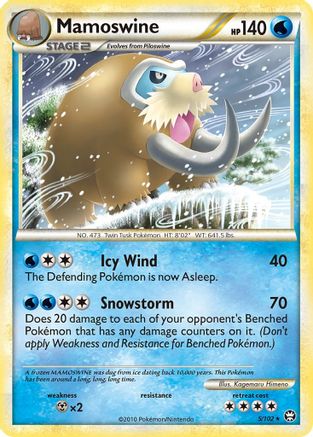 Mamoswine - 005/102 - Triumphant Holofoil
