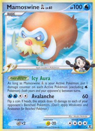 Mamoswine GL - 027/111 - Rising Rivals Reverse Holofoil