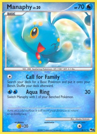 Manaphy 3/17 - POP Series 6