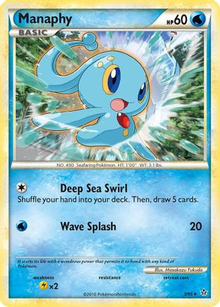 Manaphy 3/95 - HSUnleashed Holofoil