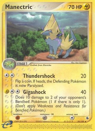 Manectric 039/109 - Ruby and Sapphire Normal - Uncommon