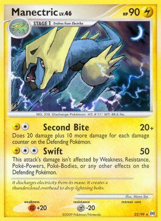 Manectric (22)  - Arceus Reverse Holofoil