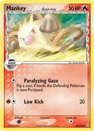 Mankey (Delta Species) - 070/110 - Holon Phantoms Normal
