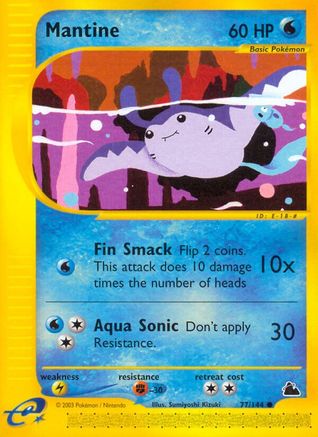 Mantine 077 - Skyridge Reverse Holofoil - Common