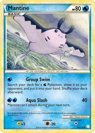 Mantine 045 - HeartGold SoulSilver Normal - Uncommon