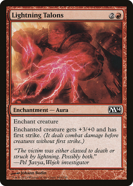 Lightning Talons (M14-144) - Magic 2014 Foil