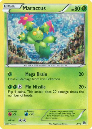 Maractus (2/012) - McDonalds Promos 2011 Holofoil - Promo