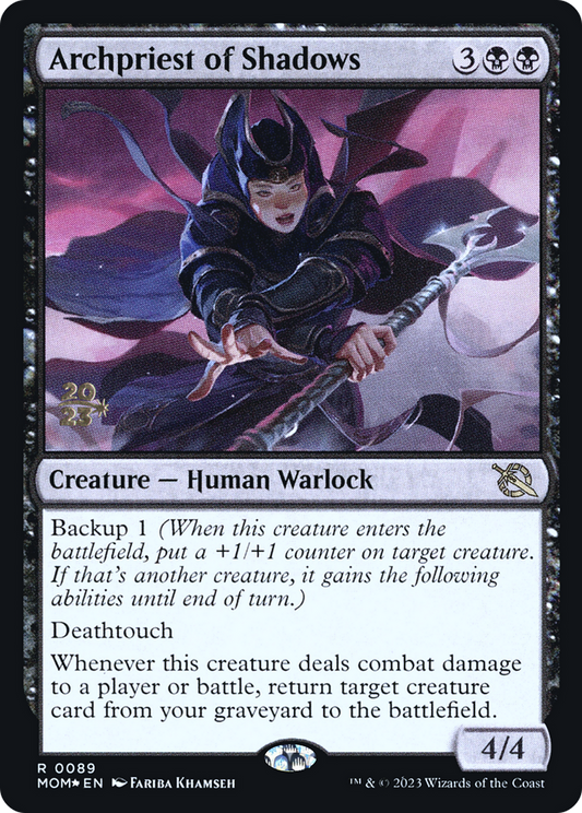 Archpriest of Shadows (PRE-89S) - March of the Machine Promos (Prerelease) Foil