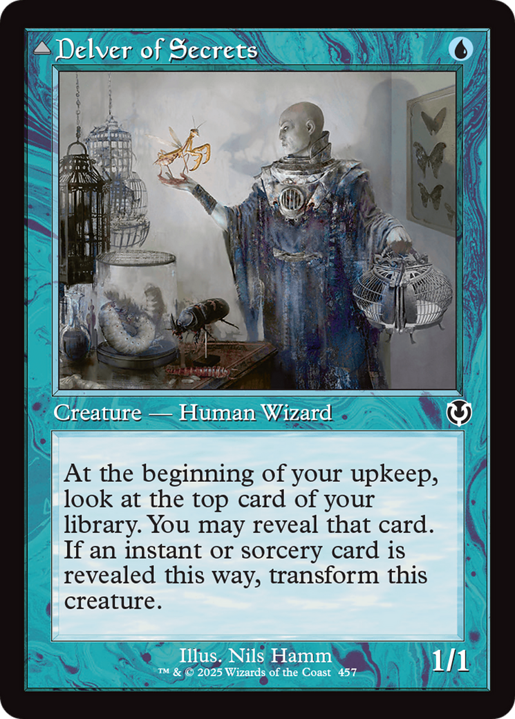 Delver of Secrets // Insectile Aberration (Retro Frame) (INR-457) - Innistrad Remastered Foil