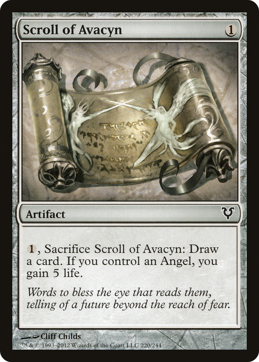 Scroll of Avacyn (AVR-220) - Avacyn Restored Foil