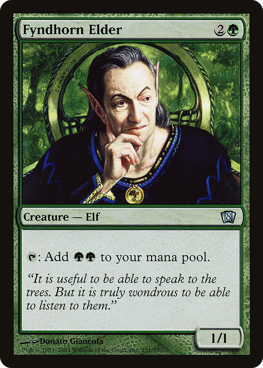 Fyndhorn Elder (8ED-251★) - Eighth Edition Foil