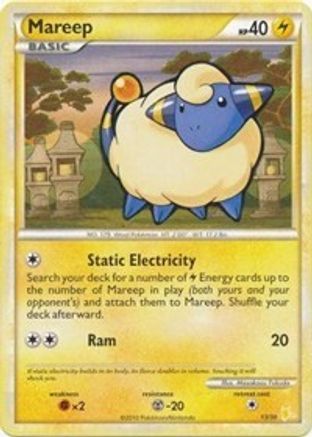 Mareep (#20) 20 - HGSS Trainer Kit Gyarados & Raichu