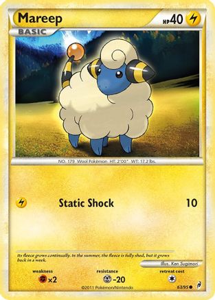 Mareep (63/95) - Call of Legends  - Common