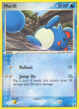 Marill 76/113 - Delta Species Reverse Holofoil