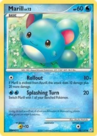 Marill 88/130 - Diamond & Pearl Reverse Holofoil