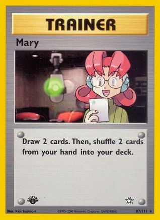 Mary 087/111 - Neo Genesis 1st Edition - Rare