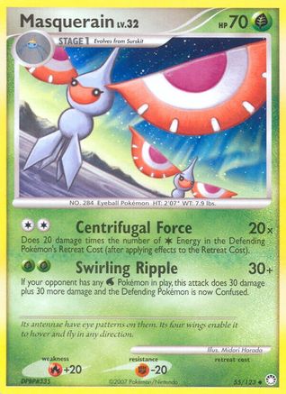 Masquerain (55/123) - Mysterious Treasures  - Uncommon