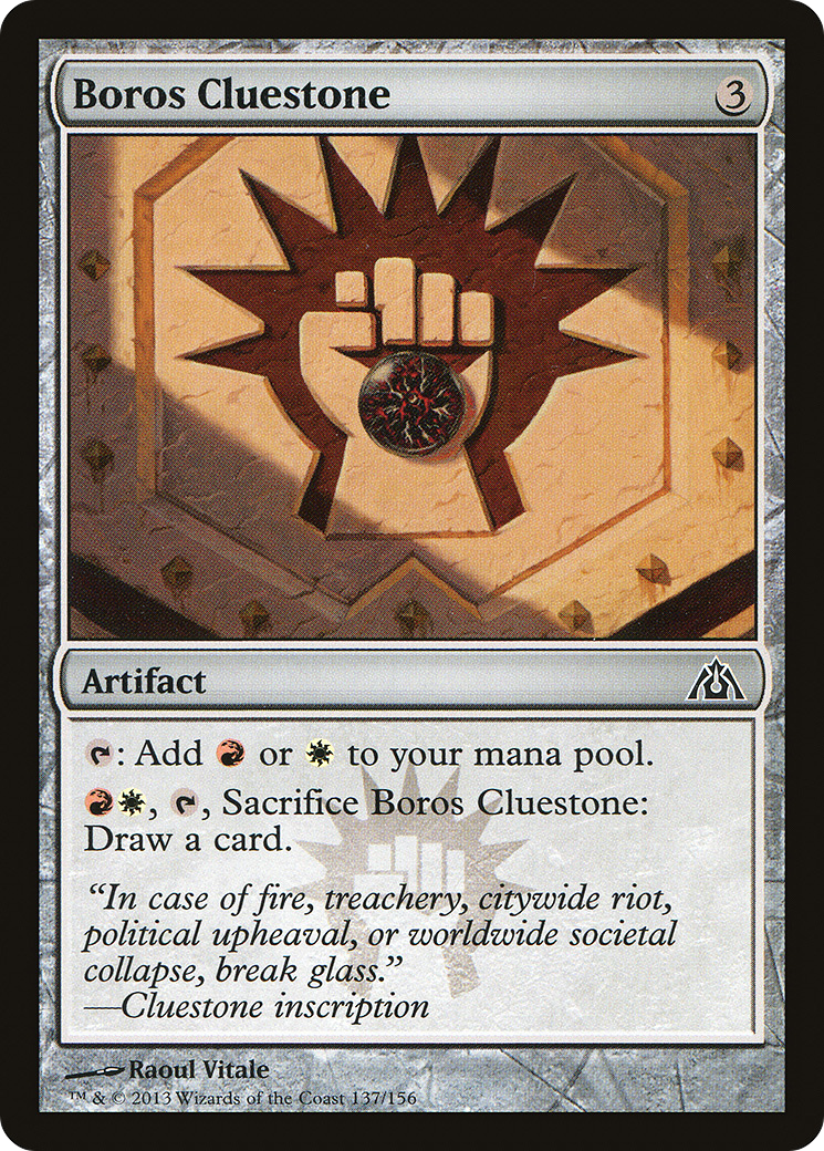 Boros Cluestone (DGM-137) - Dragon's Maze