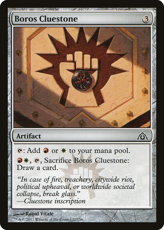 Boros Cluestone (DGM-137) - Dragon's Maze