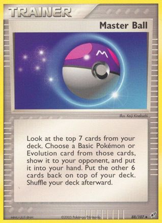 Master Ball 088 - Deoxys Reverse Holofoil - Uncommon