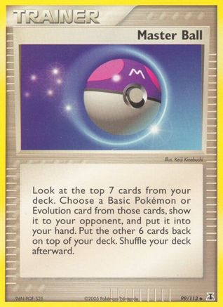 Master Ball - 099/113 - Delta Species Reverse Holofoil