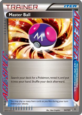 Master Ball 94/101 - Plasma Blast Holofoil