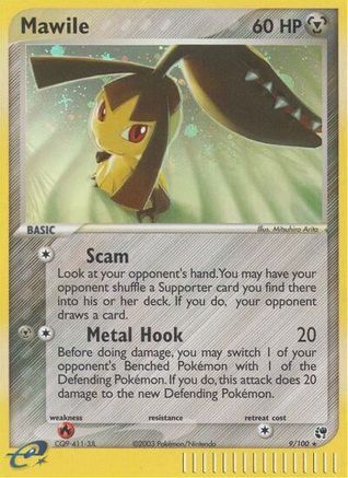 Mawile 009/100 - Sandstorm Holofoil - Holo Rare