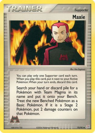 Maxie - 073/95 - Team Magma vs Team Aqua Reverse Holofoil