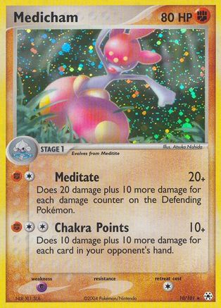 Medicham 10/101 - Hidden Legends Reverse Holofoil