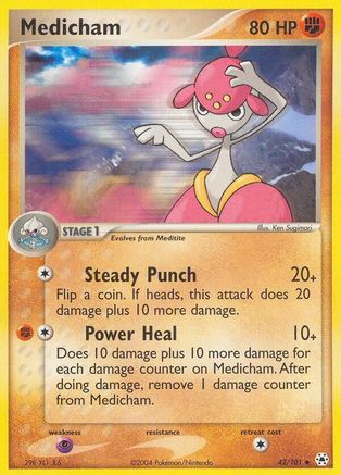 Medicham 42/101 - Hidden Legends Reverse Holofoil