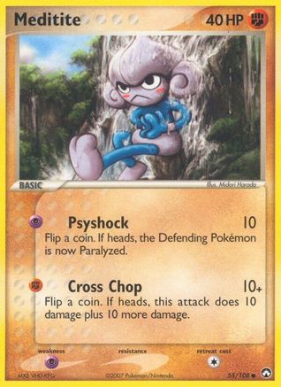 Meditite (55/108) - Power Keepers  - Common