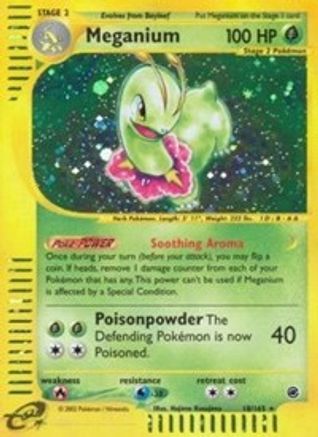 Meganium 18/165 - Expedition Base Set Holofoil