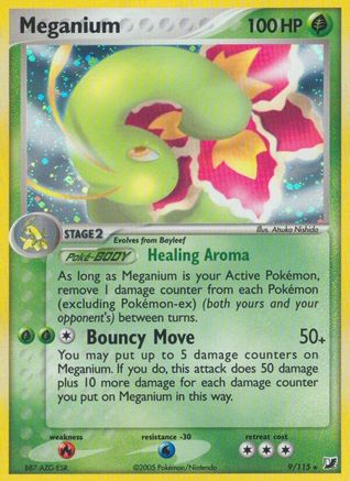 Meganium (9/115) - Unseen Forces Reverse Holofoil - Holo Rare