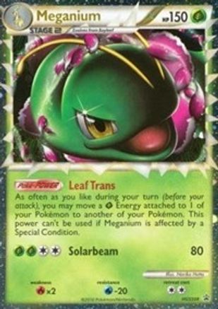 Meganium HGSS08/25 - HGSS Black Star Promos Holofoil