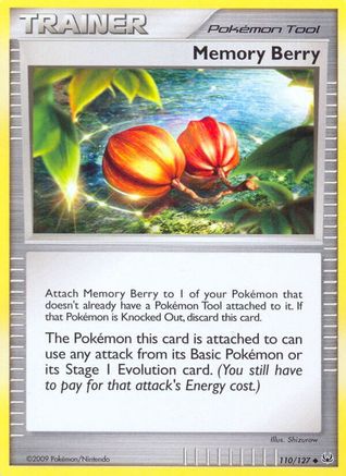 Memory Berry (110/127) - Platinum Reverse Holofoil - Uncommon