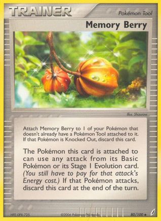 Memory Berry (80/100) - Crystal Guardians Reverse Holofoil - Uncommon