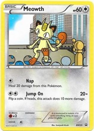 Meowth BW35/101 - BW Black Star Promos