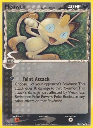 Meowth (Delta Species) (11/17) - POP Series 5  - Common