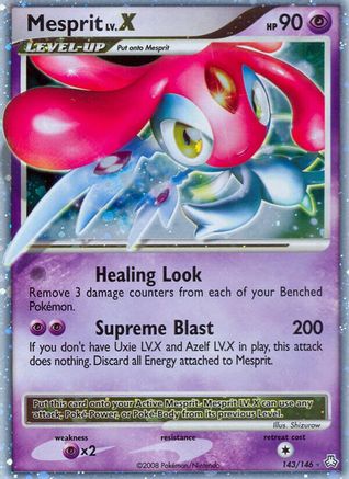 Mesprit LV.X (143/146) - Legends Awakened Holofoil - Ultra Rare
